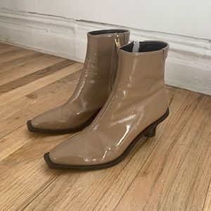 Reike Nen Patent Beige Boots
